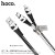 U97 2-in-1 Zipper Charging Cable (Lightning+Type-C)-Black+White